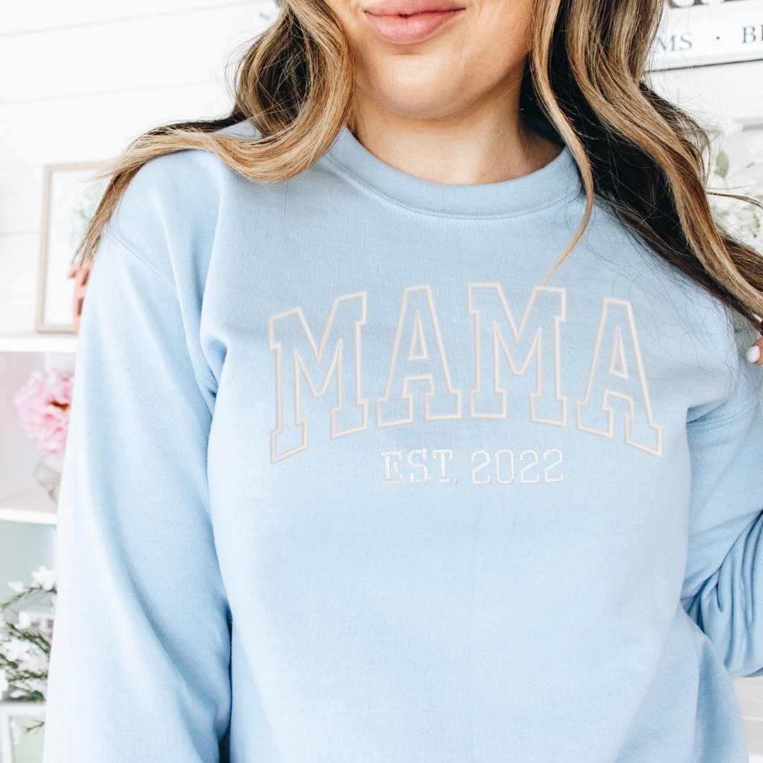 MAMA Est. EMBROIDERED