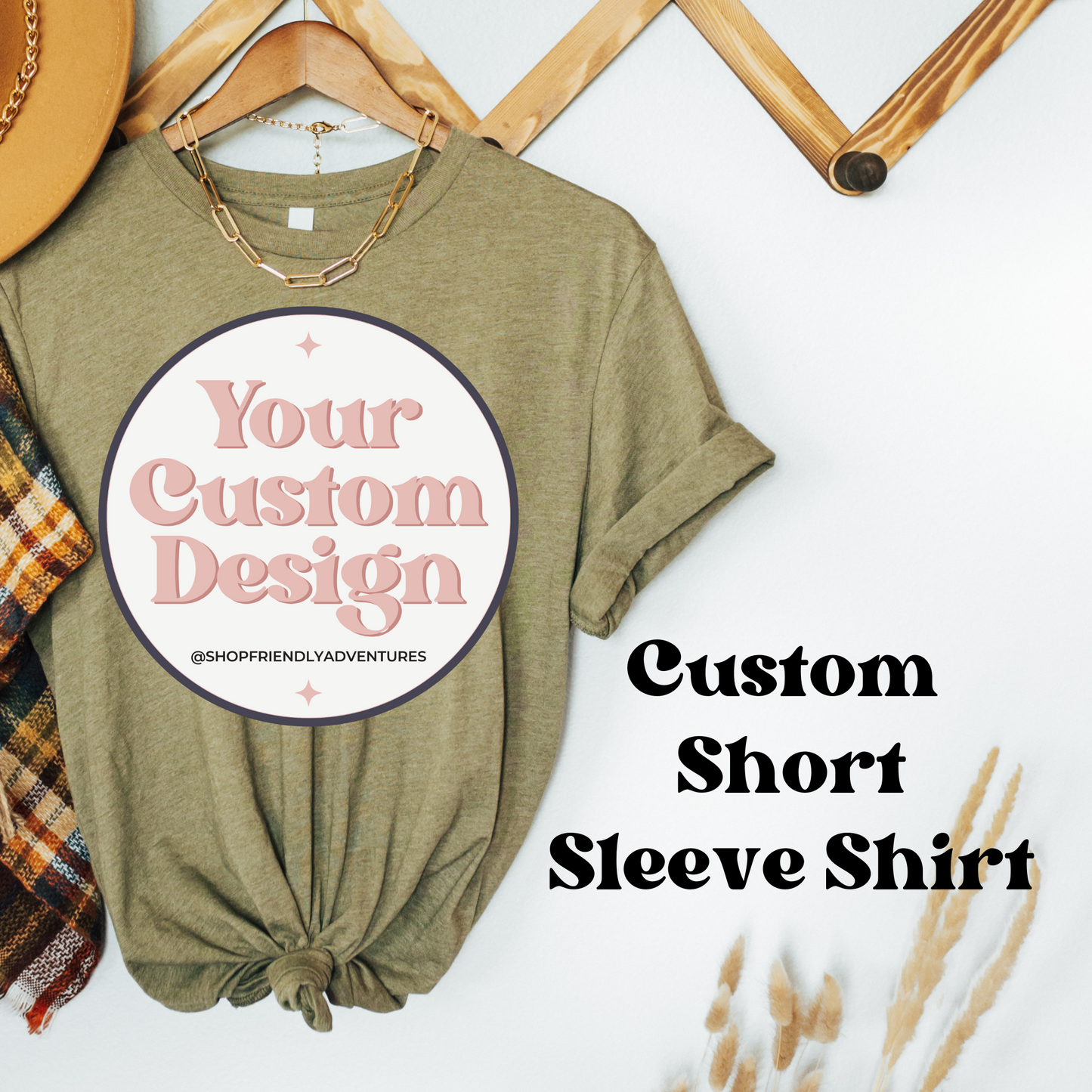 Custom Personalized Short Sleeve TShirt