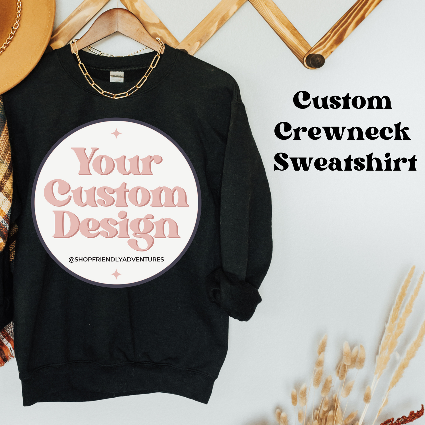 Custom Personalized Crewneck Sweatshirt