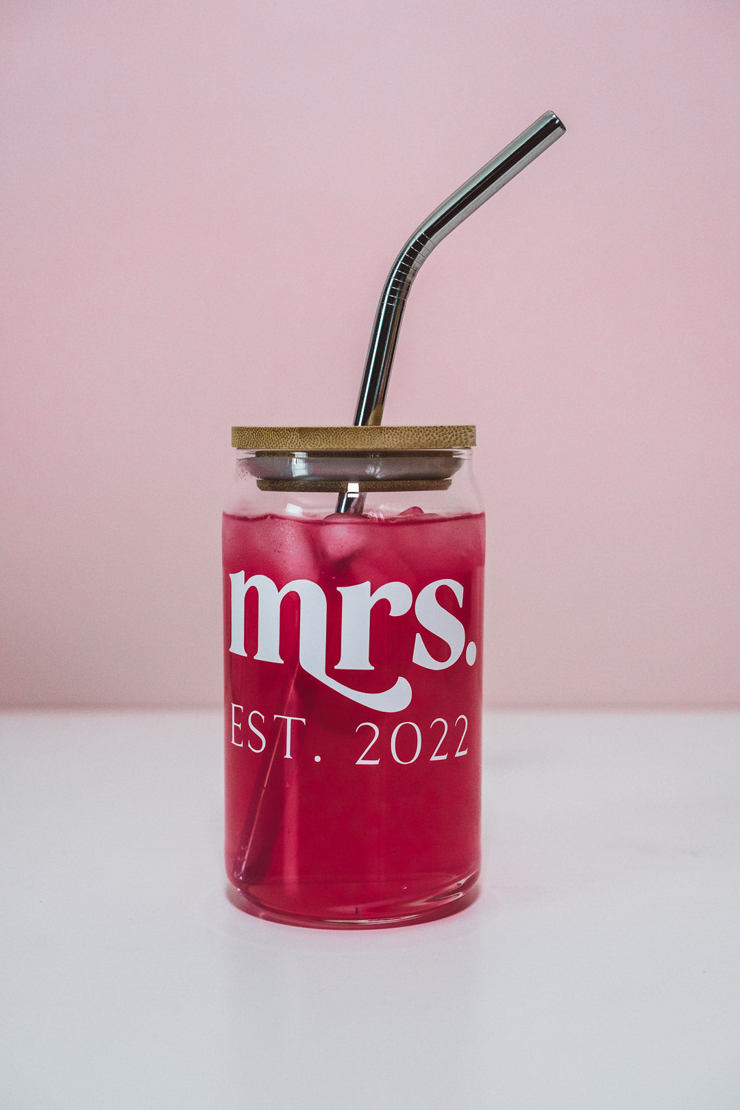 MRS. Est. 2022 - Beer Can Glass