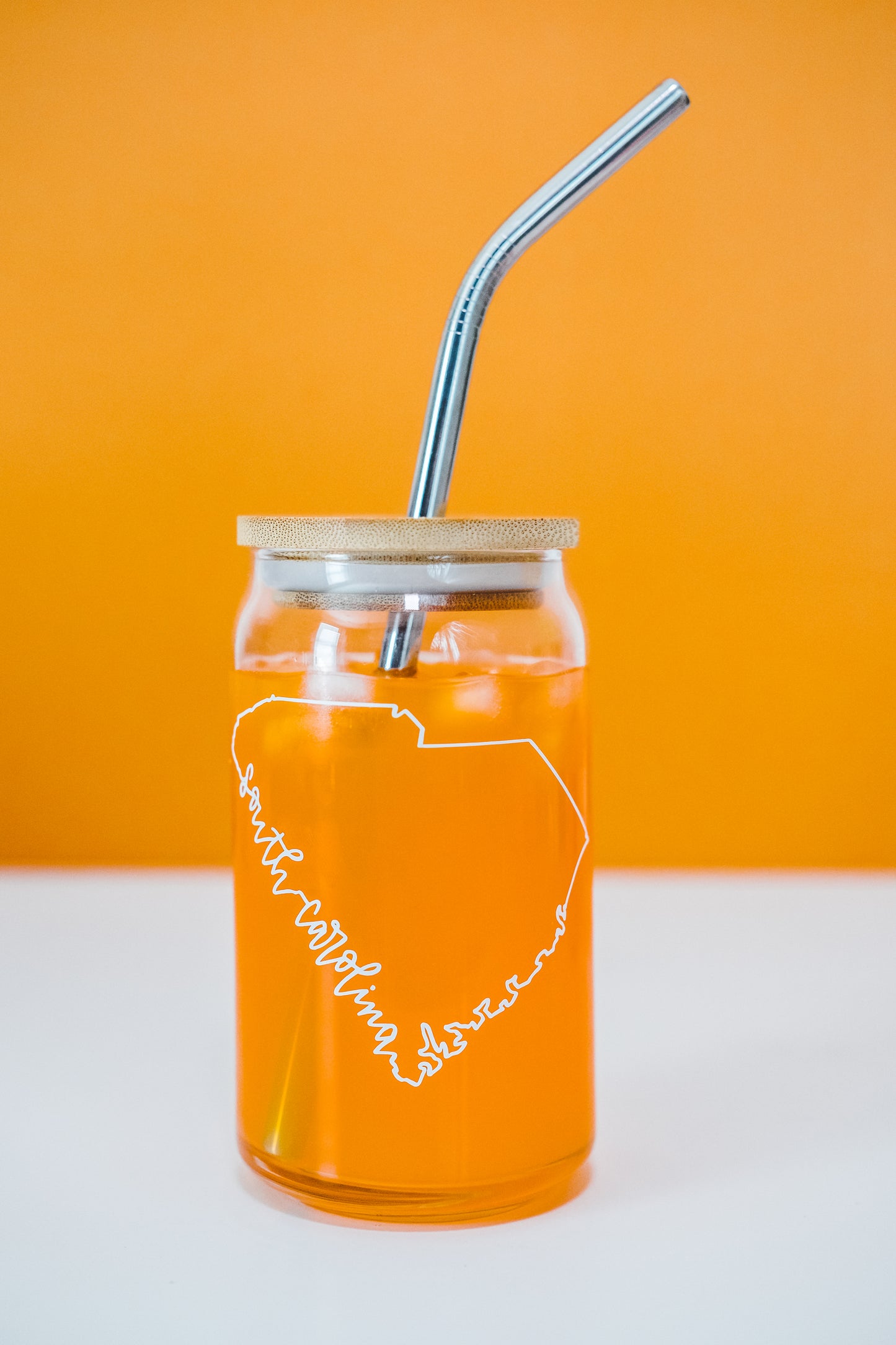 State-Themed Beer Can Glass