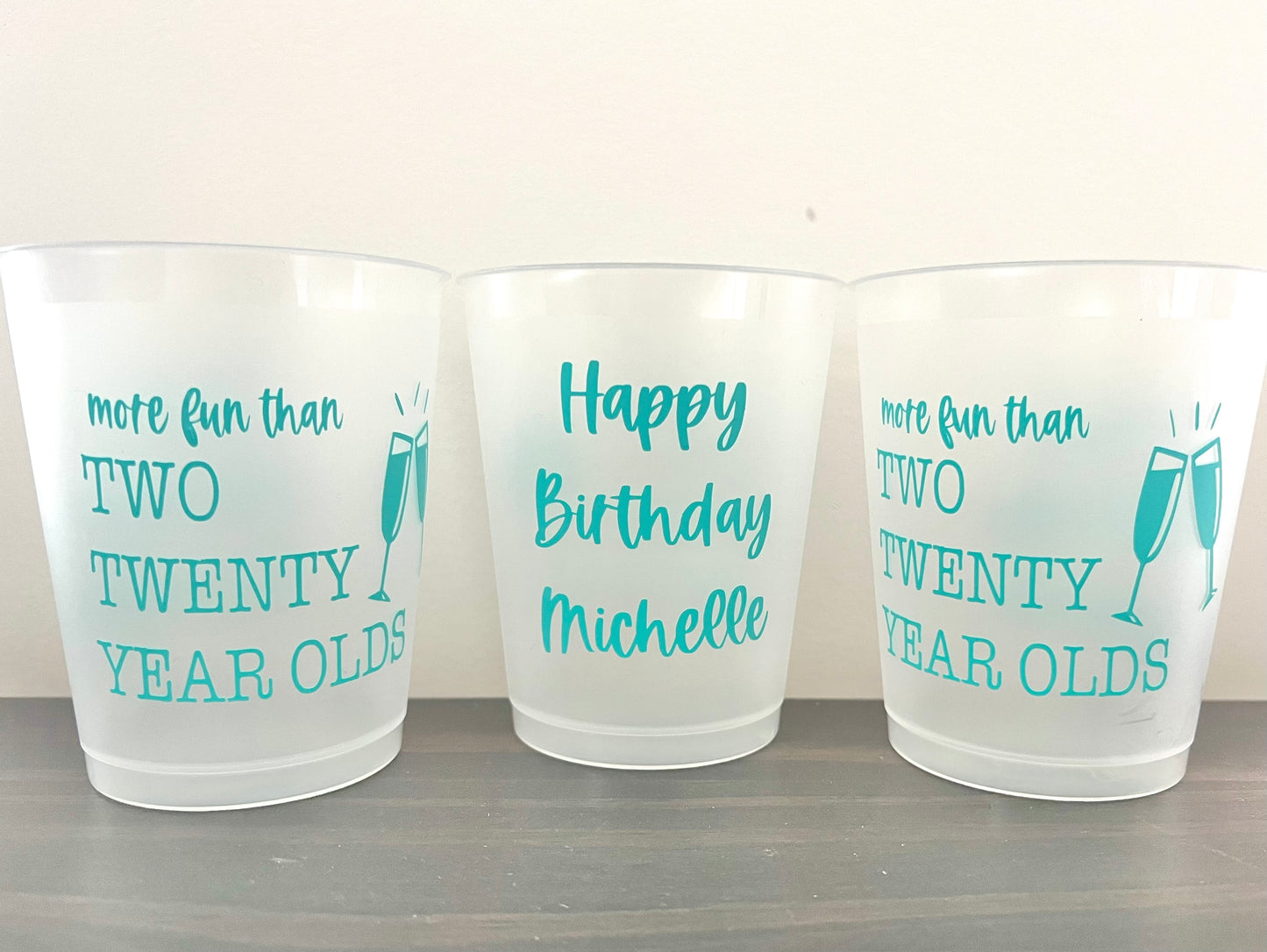 Custom Personalized 16oz Frosted Plastic Cup