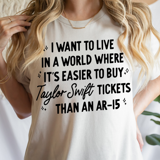 "Live In A World" Shirt | Sweatshirt